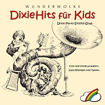  CD-Cover: WUNDERWOLKE "DiexieHits fuer Kids" 