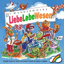  CD-Cover: WUNDERWOLKE "LiebeLebeWesen" 