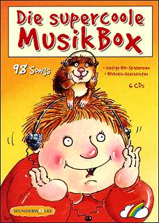  CD-Box-Cover: WUNDERWOLKE "Die supercoole MusikBox" 